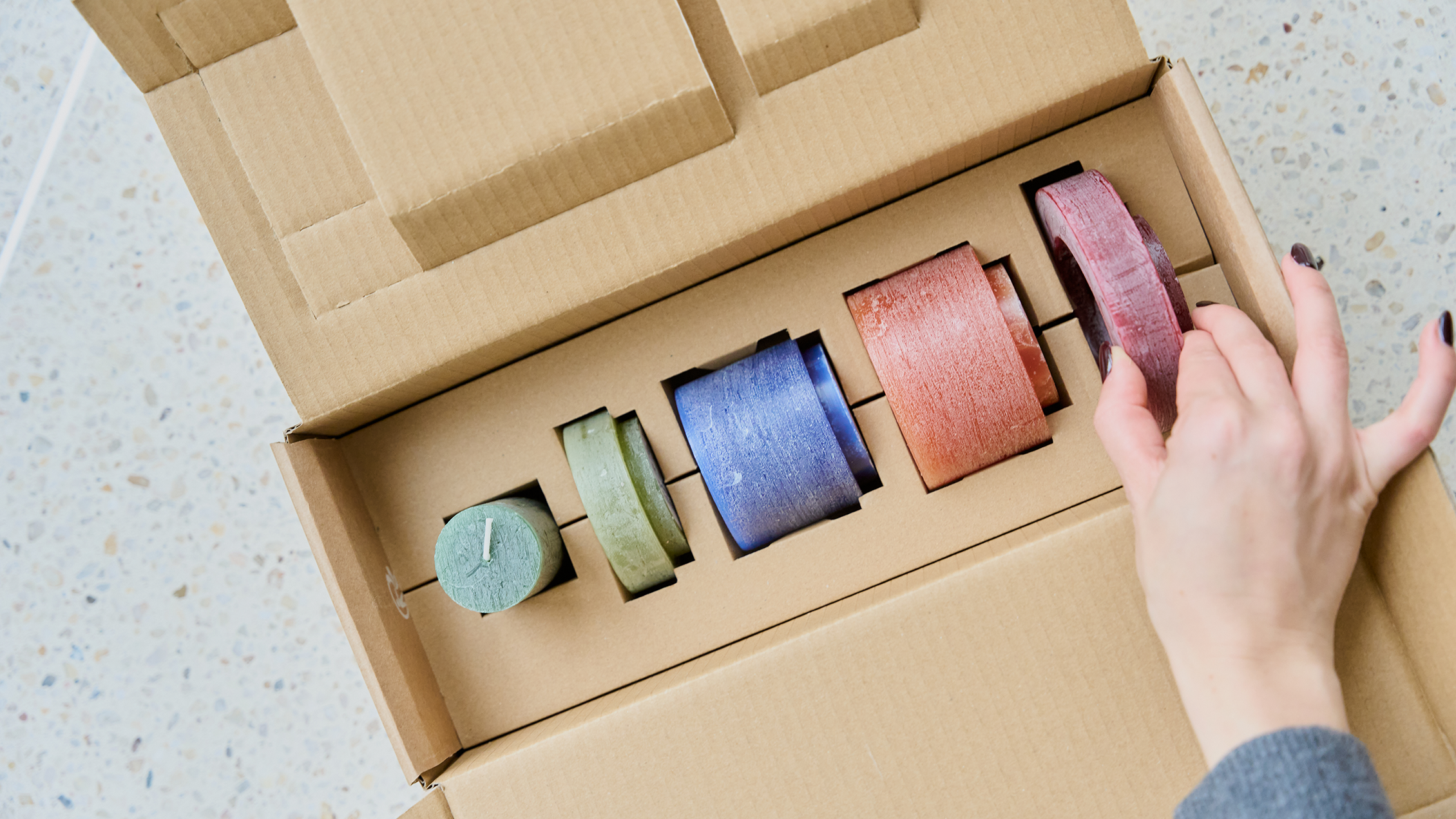 KAARSENSTAPEL 03 - Geel