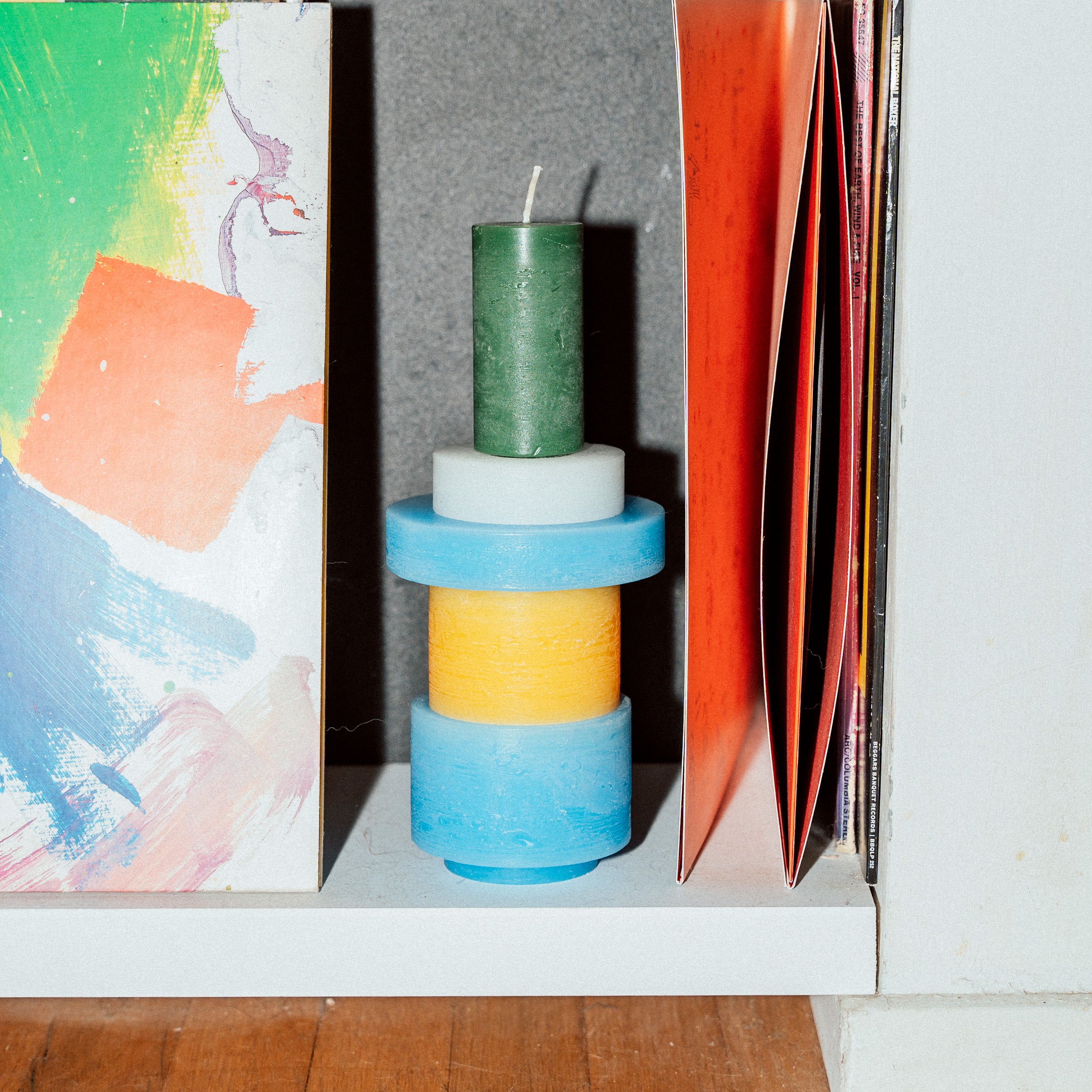 Stan Editions - CANDL STACK 03- Yellow & Blue by stan editions