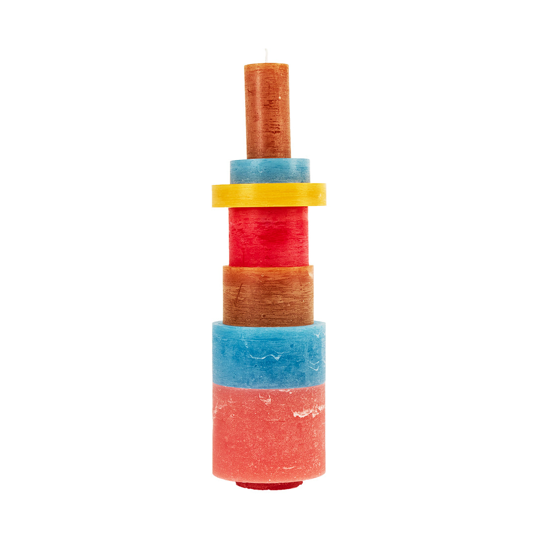 Stan Editions - CANDL STACK 07- Multicolor, candle stacks, stapelkaarsen, Luxe kaarsen, Design kaarsen, Exclusieve kaars, stapel kaarsen